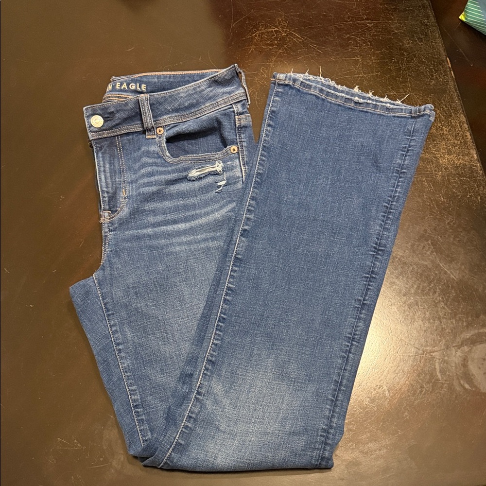 American eagle dark wash bootcut jeans